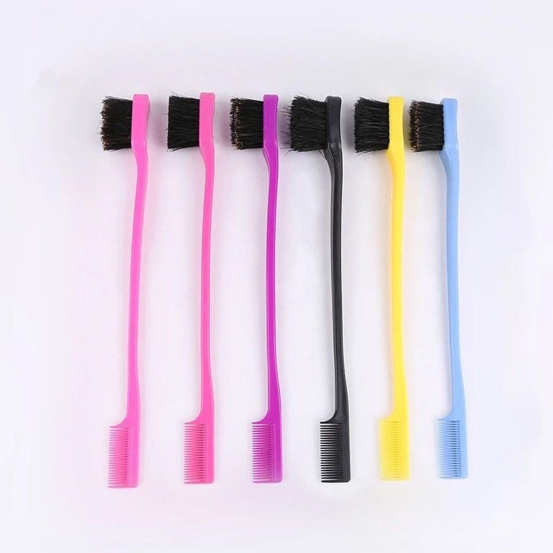 Double Sided Edge Control Hair Comb Hair Styling Hair Brush