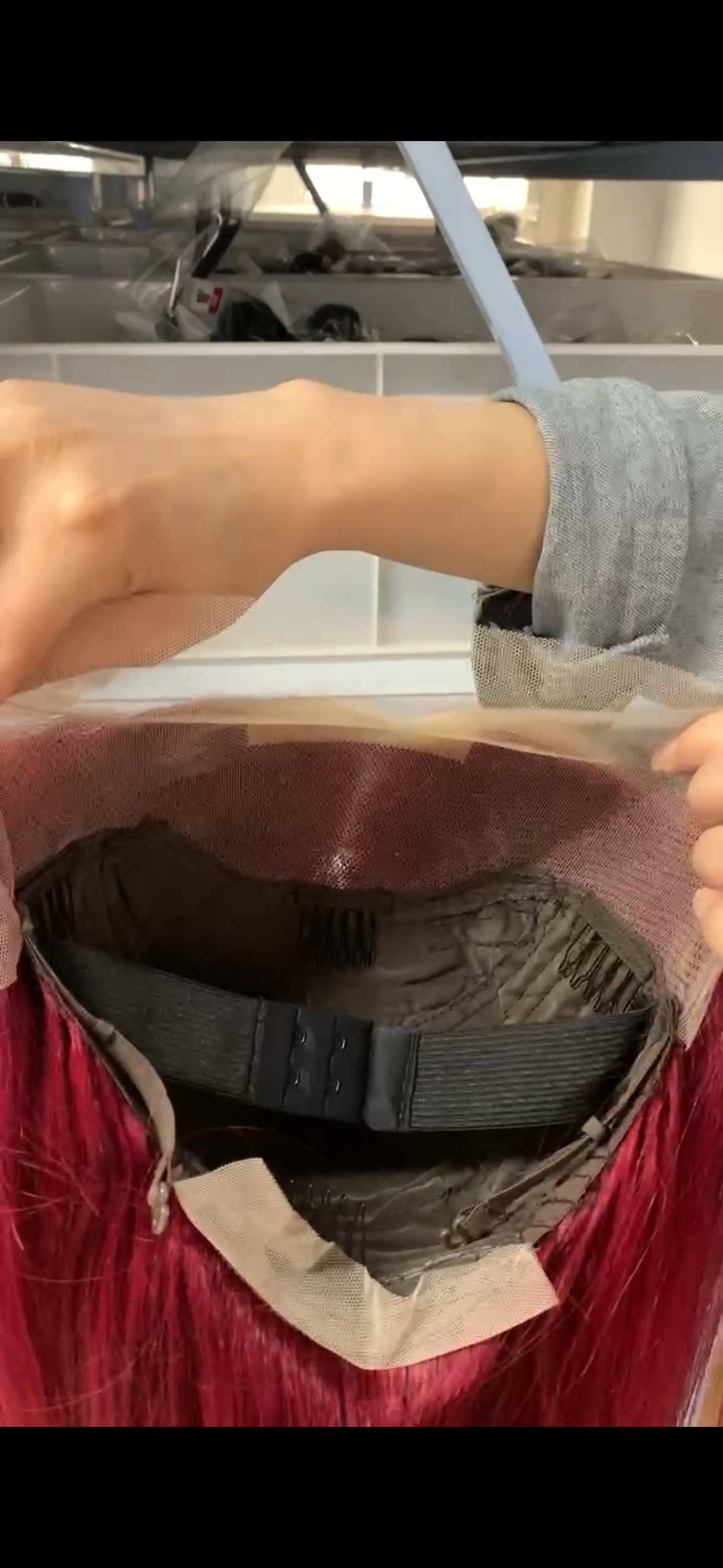 Red 613 13x4 lace frontal,human hair wig ,100% virgin hair ,