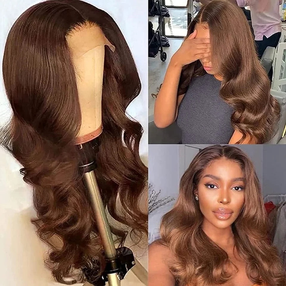 Body Wave 360 Full Lace Frontal Wig ,100 human hairs
