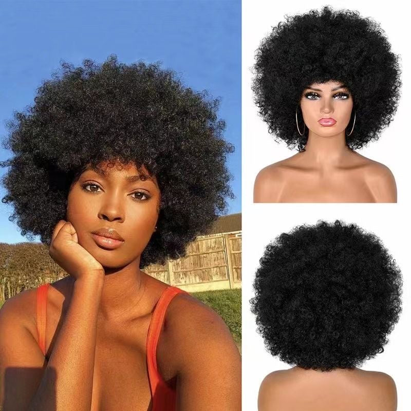 Human Hair 100% Afro Wig Original Brazilain High Quality