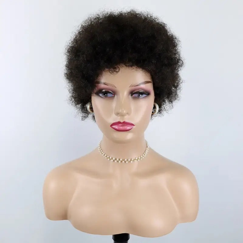 Human Hair 100% Afro Wig Original Brazilain High Quality
