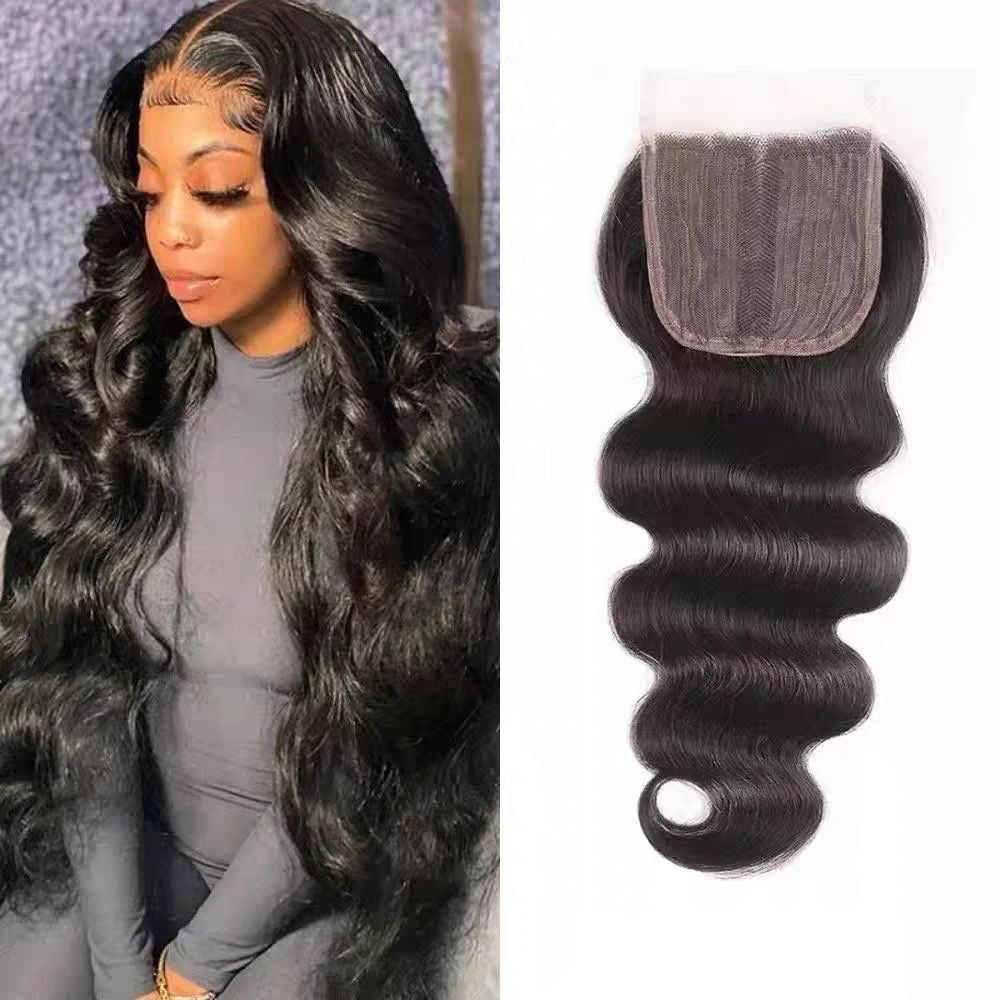 4x4 closure Wavy wig 250% density,Body Wave Lace Frontal Wig Hair