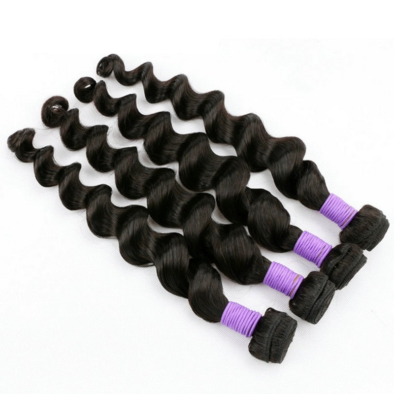 10A Peruvian Loose Wave Human virgin Hair 100g weave