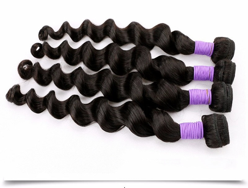 10A Peruvian Loose Wave Human virgin Hair 100g weave