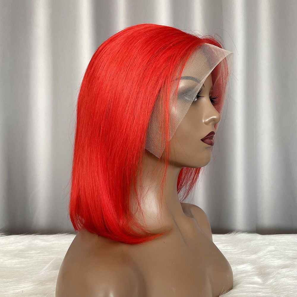 13x4 Frontal Bob Wig Original Raw Virgin Human Hair Lace Wig