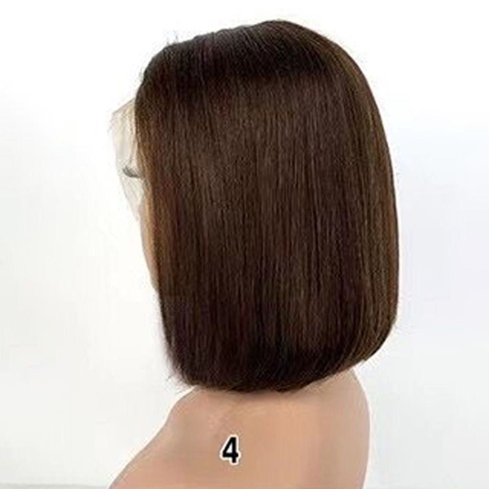 13x4 Frontal Bob Wig Original Raw Virgin Human Hair Lace Wig