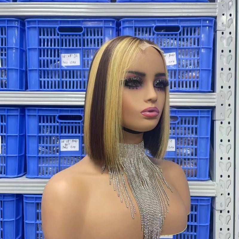 2X6 closure Bob wigs,Black,and others colors