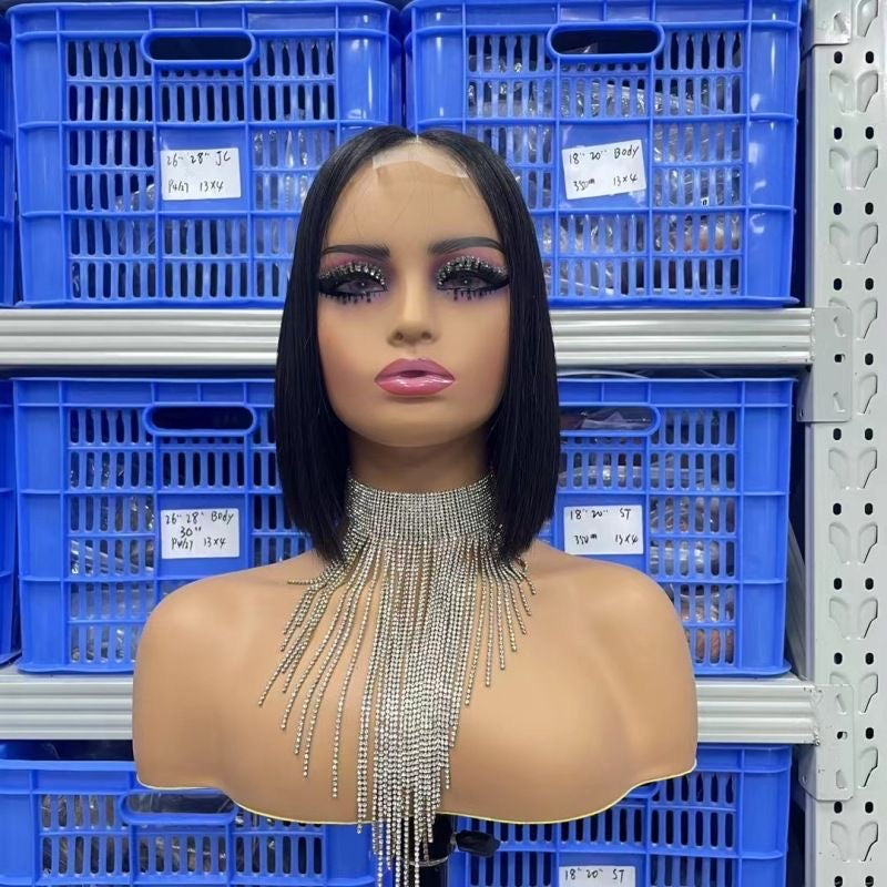 2X6 closure Bob wigs,Black,and others colors