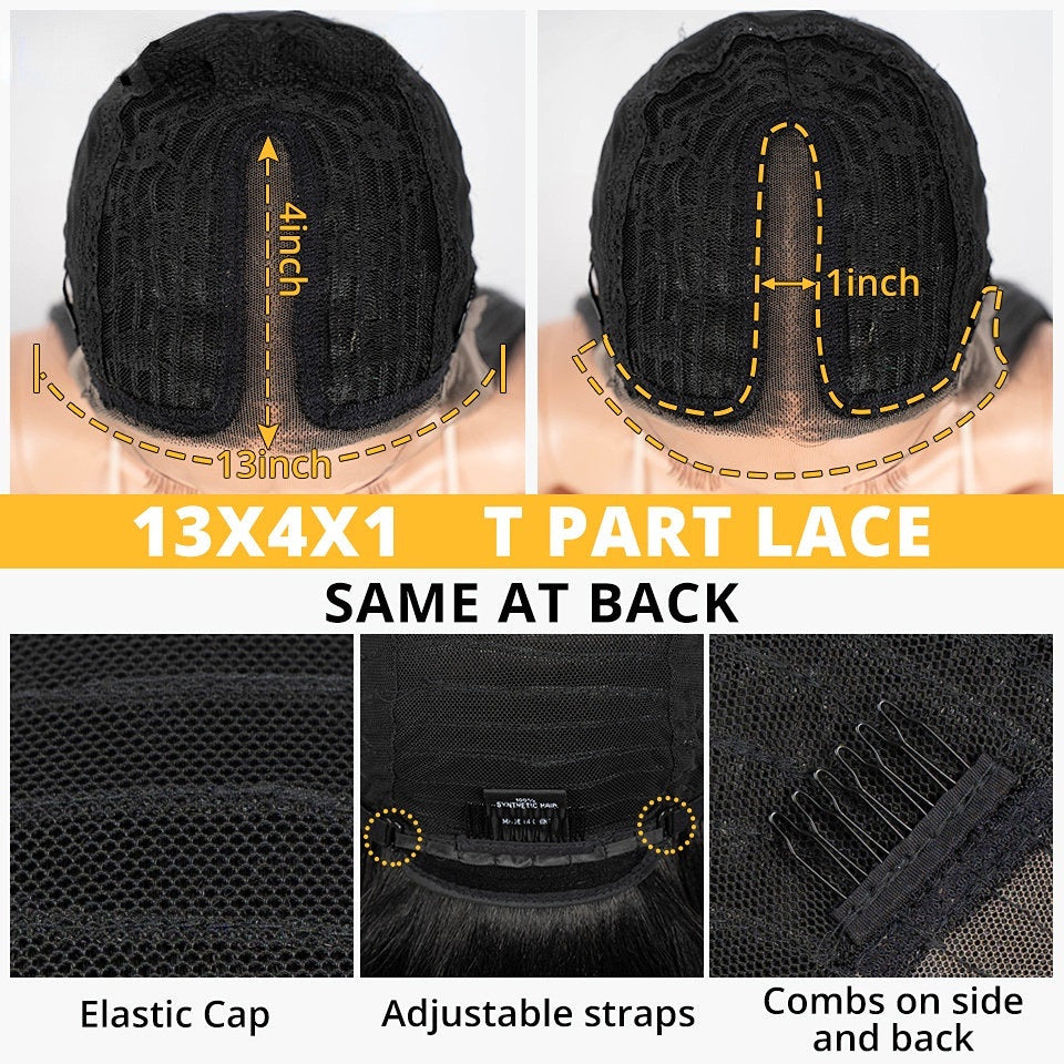 T lace frontale wigs Human hairs blend ,high quality