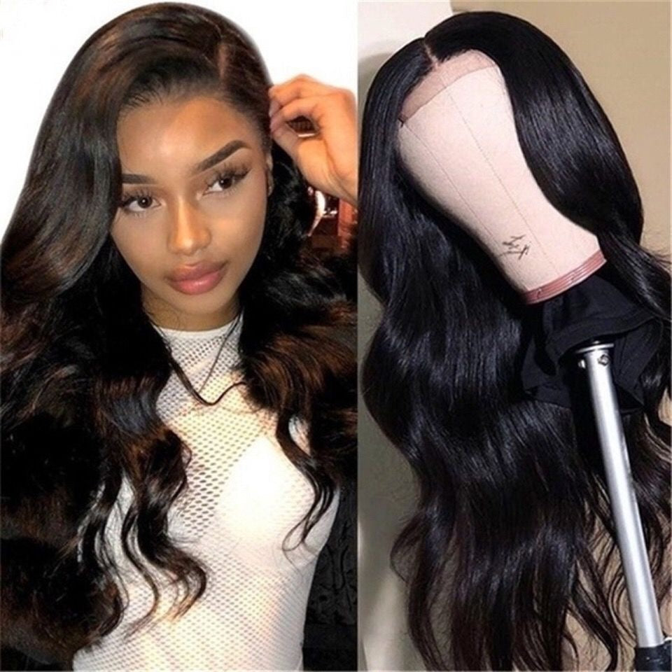 Long Wavy Closure wigs Body Wave
